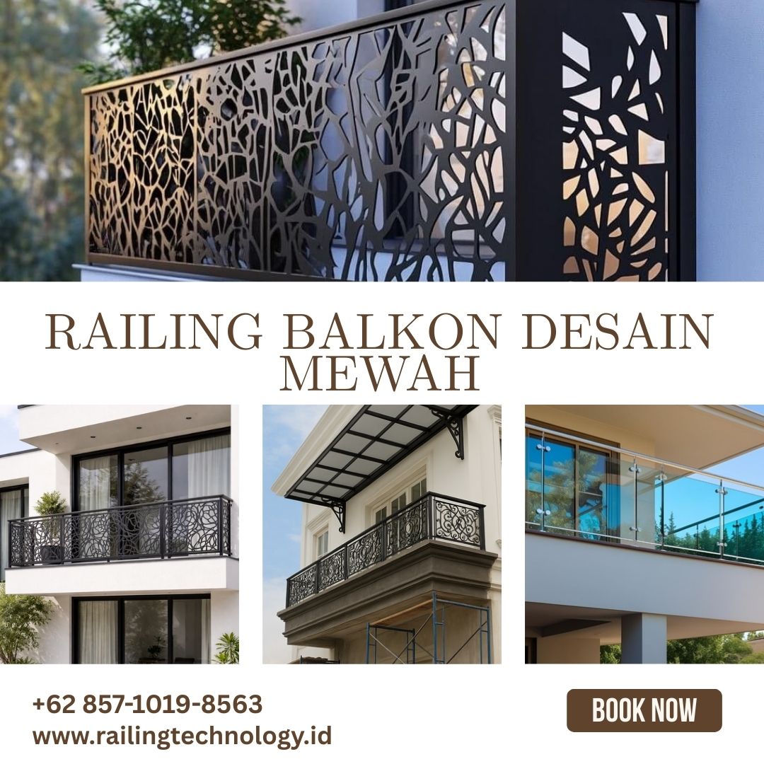 Railing Balkon Desain Mewah Jakarta Barat