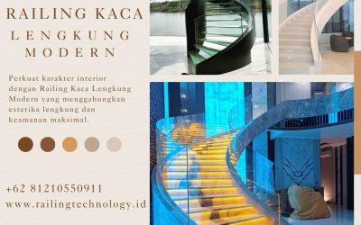 Railing Kaca Lengkung Modern Duri Kosambi