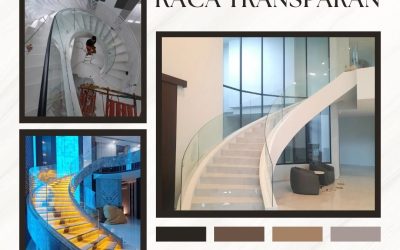 Railing Tangga Kaca Transparan Grogol JakBar