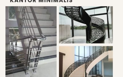 Railing Tangga Kantor Minimalis Grogol JakBar