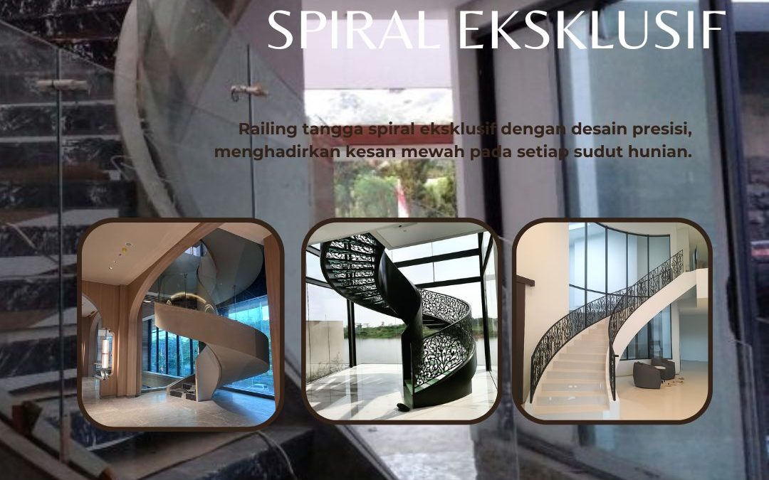 Railing Tangga Spiral Eksklusif Jakarta Barat