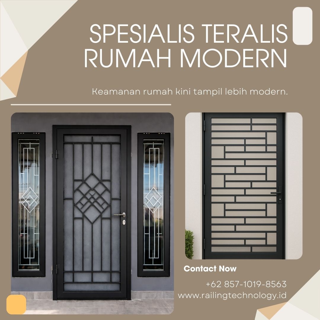 Spesialis Teralis Rumah Modern Duri Kosambi