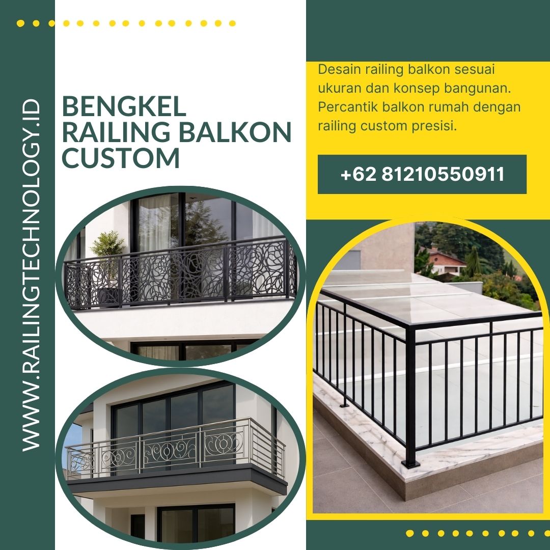 Bengkel Railing Balkon Custom Jakarta Barat