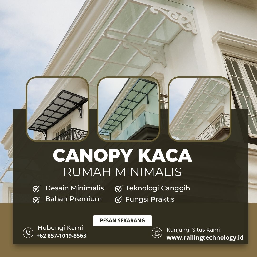 Canopy Kaca Rumah Modern Jelambar JakBar