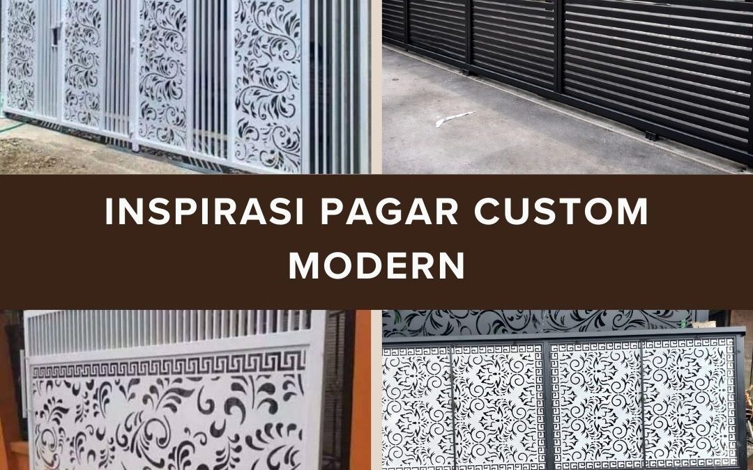 Inspirasi Pagar Custom Modern Kalideres JakBar