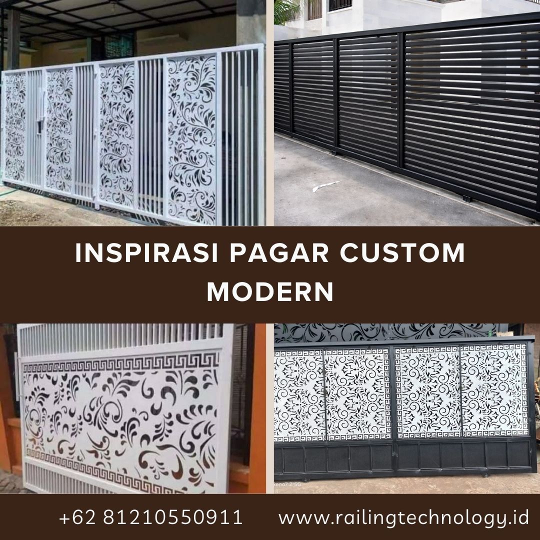 Inspirasi Pagar Custom Modern Kalideres JakBar
