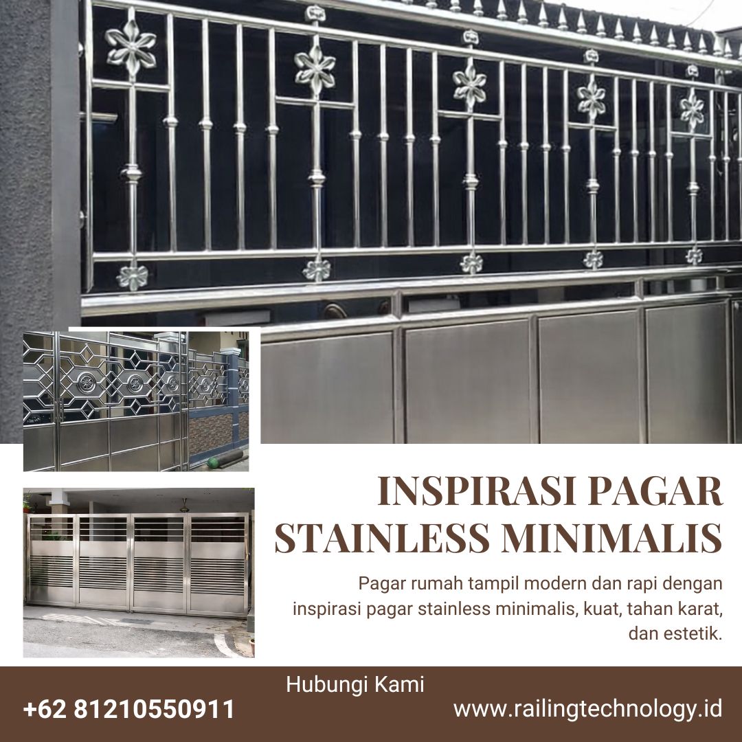 Inspirasi Pagar Stainless Minimalis Kalideres JakBar
