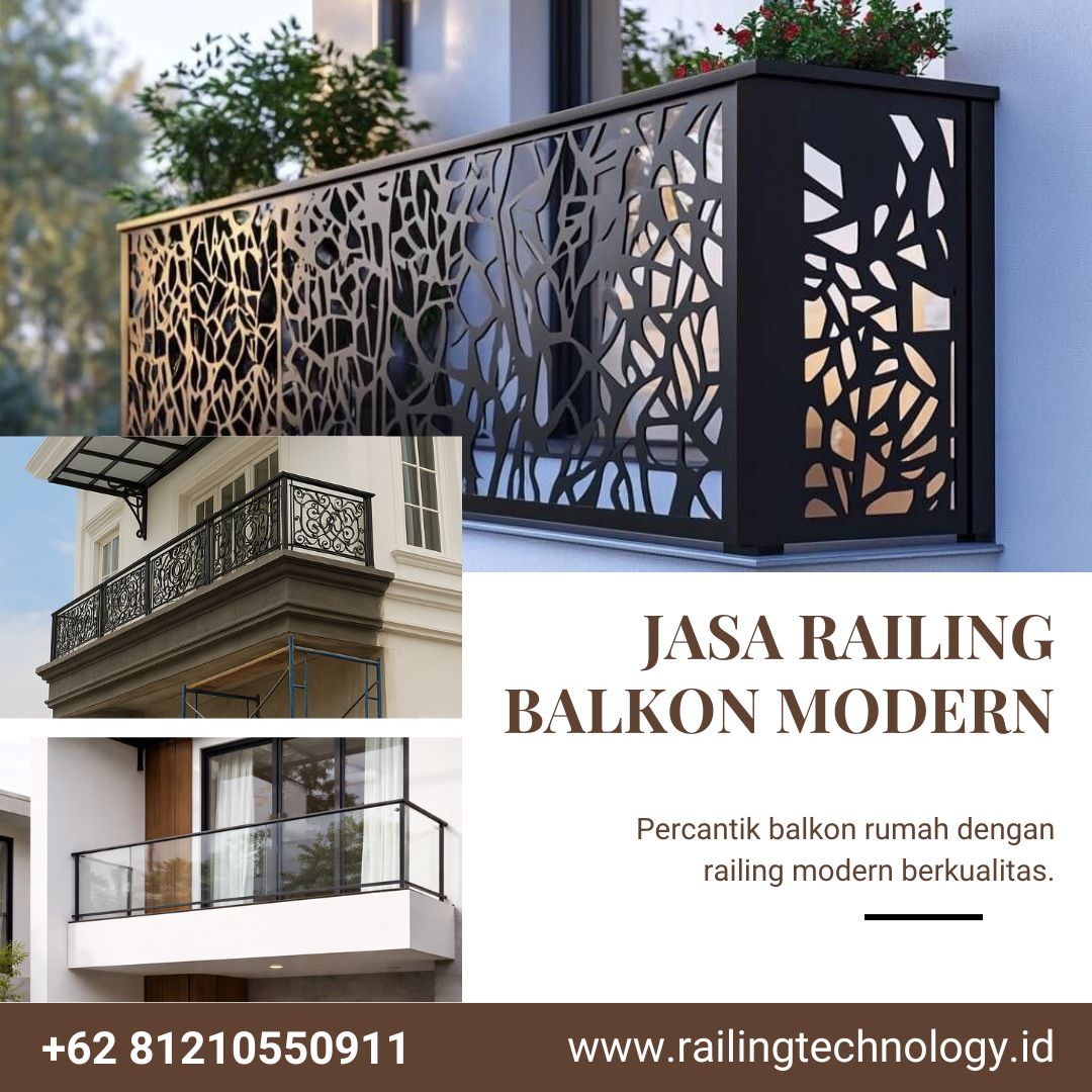 Jasa Railing Balkon Modern Semanan JakBar