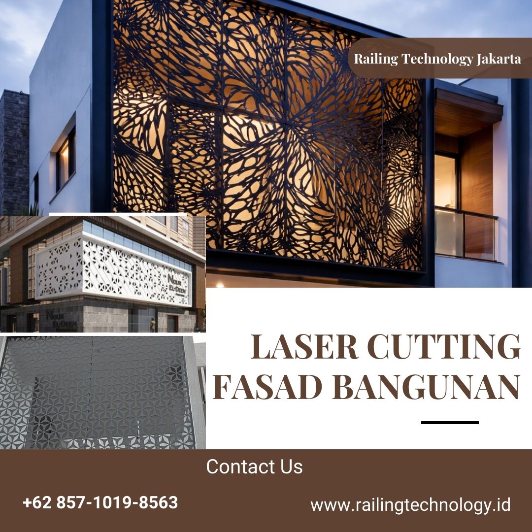 Laser Cutting Fasad Bangunan Cengkareng JakBar