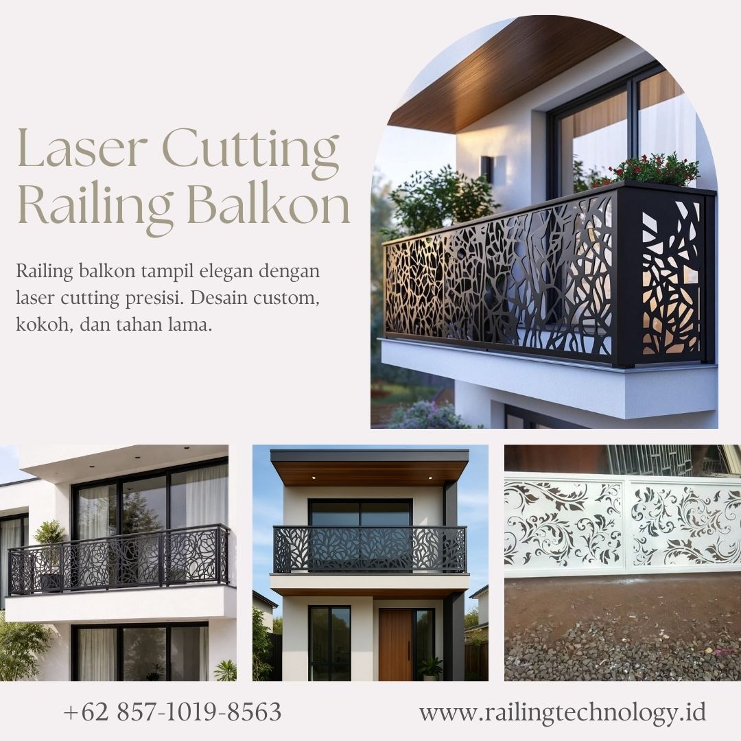 Laser Cutting Railing Balkon Jakarta Barat