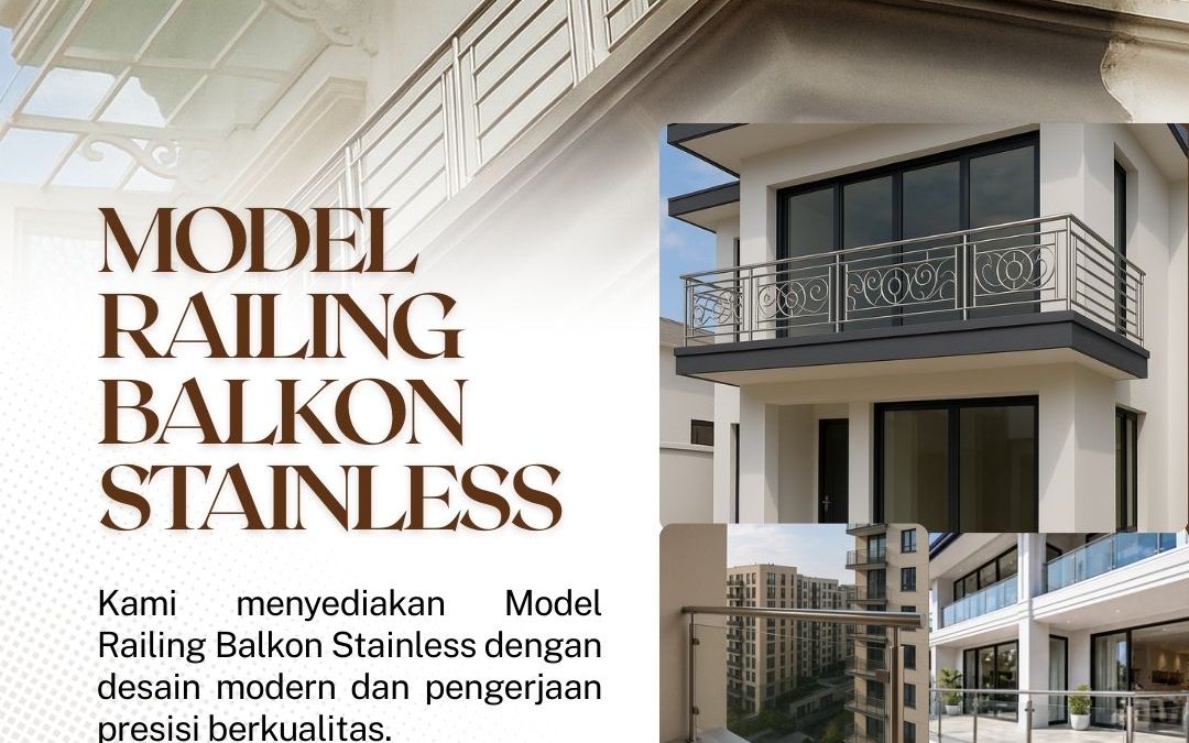 Model Railing Balkon Stainless Grogol JakBar