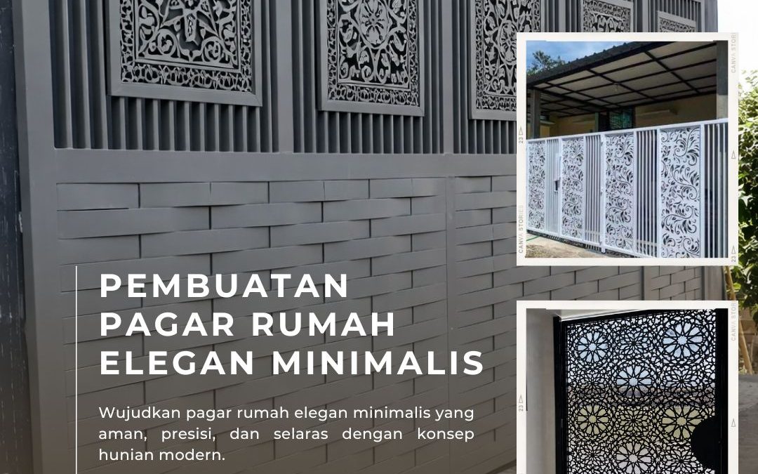 Pembuatan Pagar Rumah Elegan Minimalis JakBar