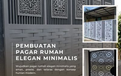 Pembuatan Pagar Rumah Elegan Minimalis JakBar