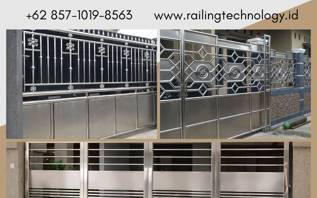 Pembuatan Pagar Stainless Hunian Minimalis