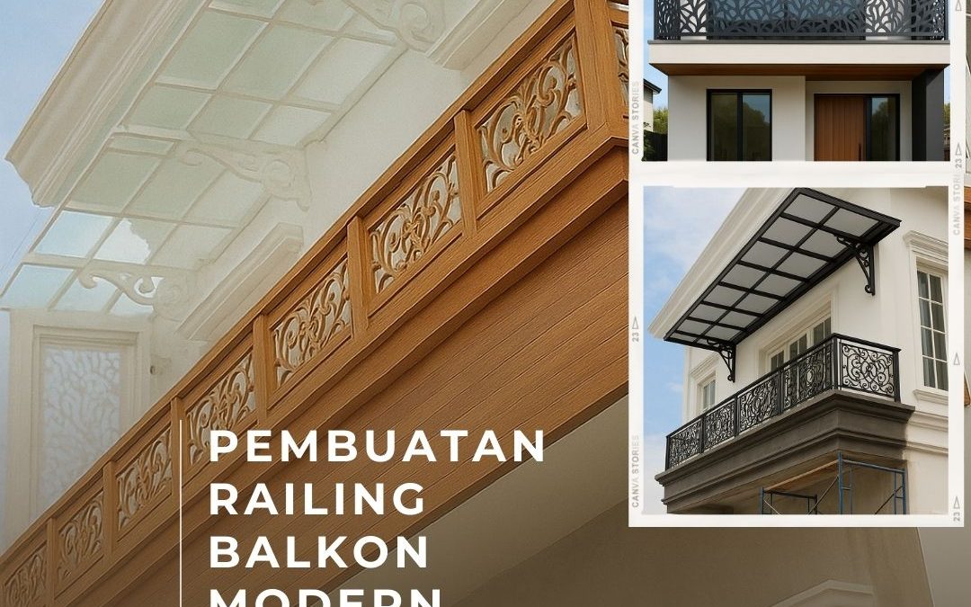 Pembuatan Railing Balkon Modern Jakarta Barat