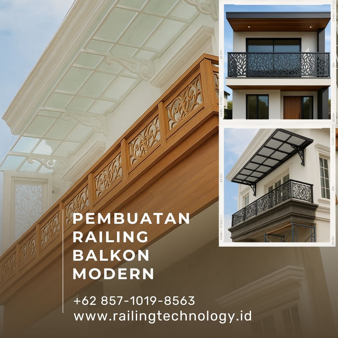 Pembuatan Railing Balkon Modern Jakarta Barat