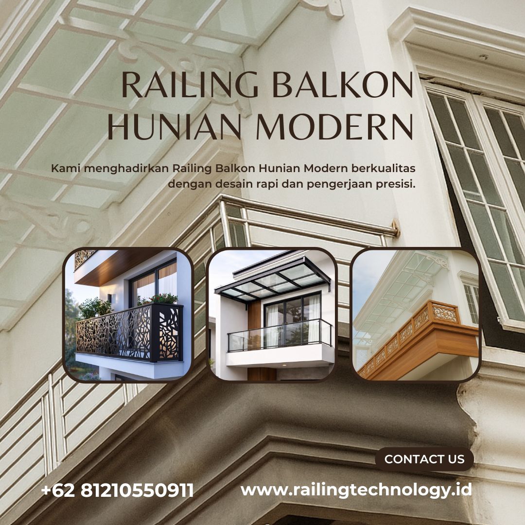Railing Balkon Hunian Modern Cengkareng JakBar