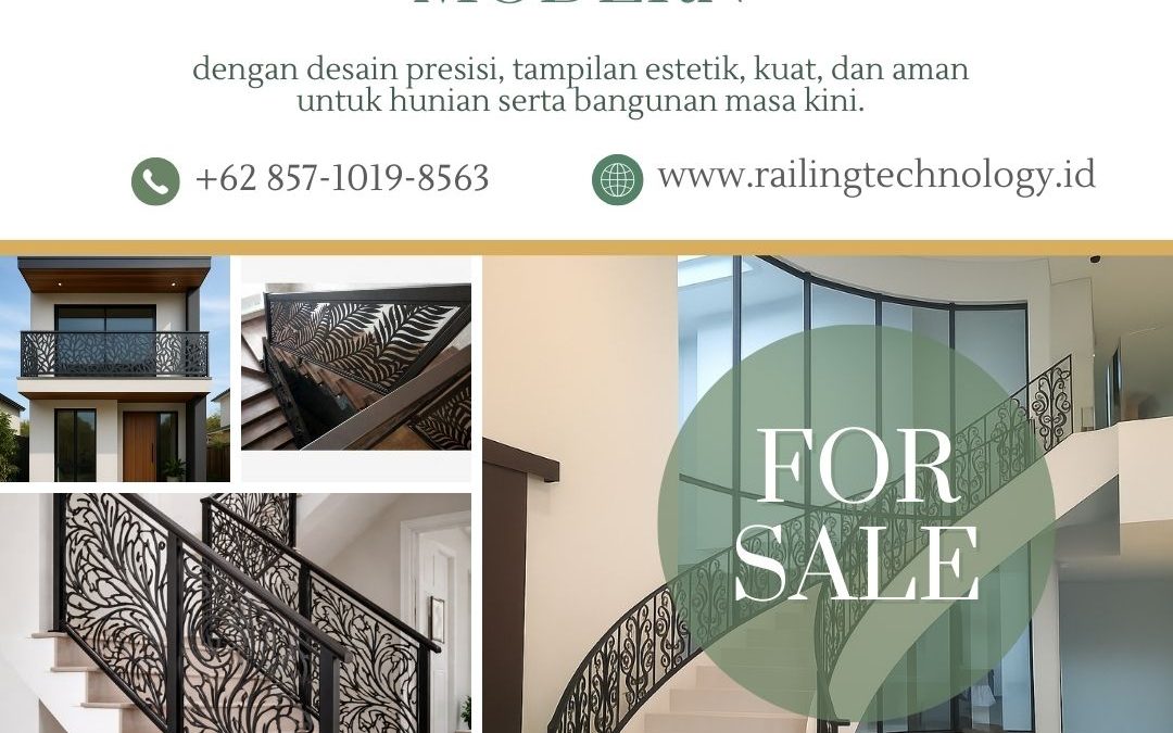 Railing Laser Cutting Modern Palmerah JakBar