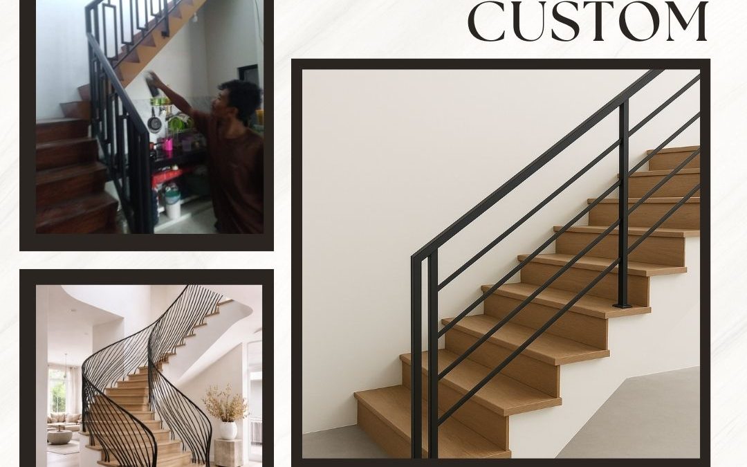 Railing Tangga Besi Custom Kedoya JakBar