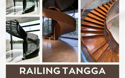 Railing Tangga Gaya Futuristik Meruya JakBar