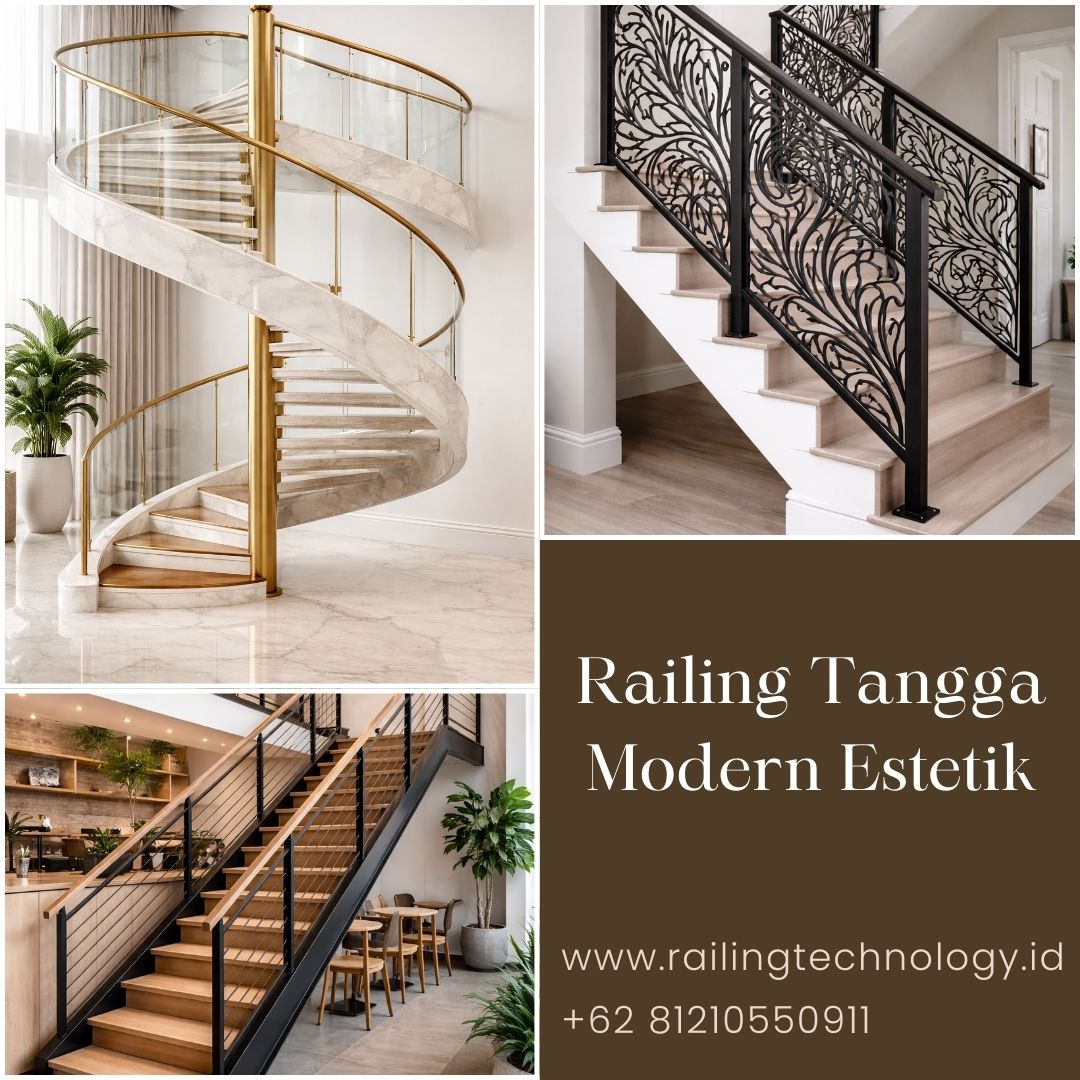 Railing Tangga Modern Estetik Kembangan JakBar