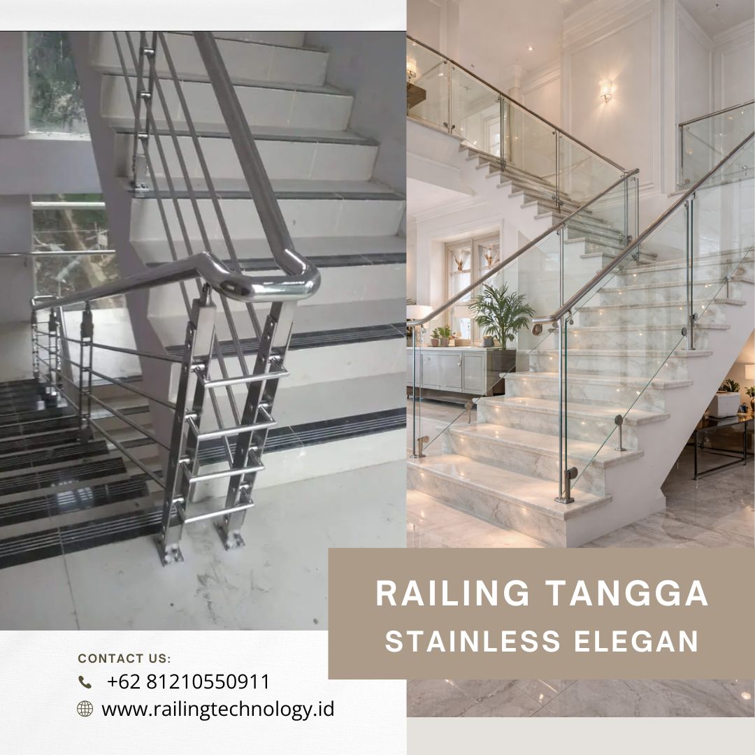 Railing Tangga Stainless Elegan Meruya JakBar