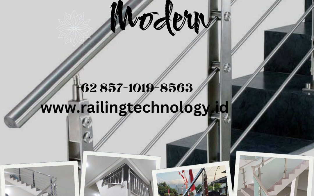 Railing Tangga Stainless Kantor Kedoya JakBar