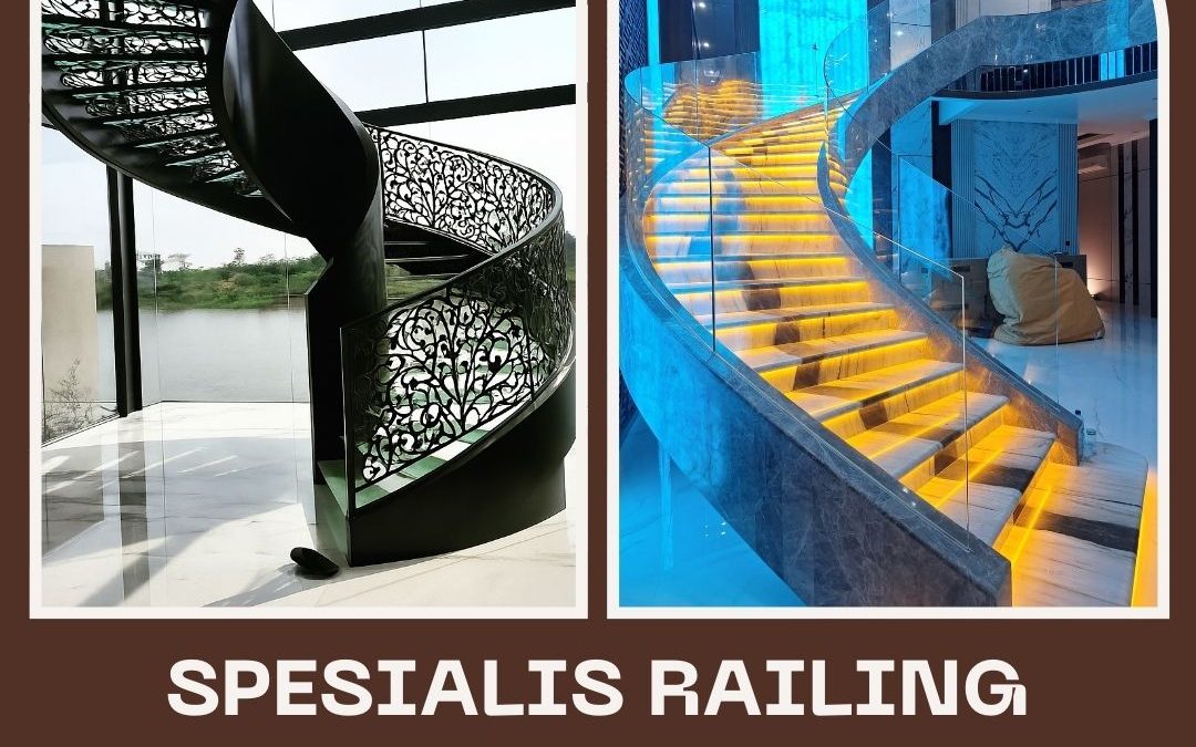 Spesialis Railing Tangga Lengkung Joglo JakBar