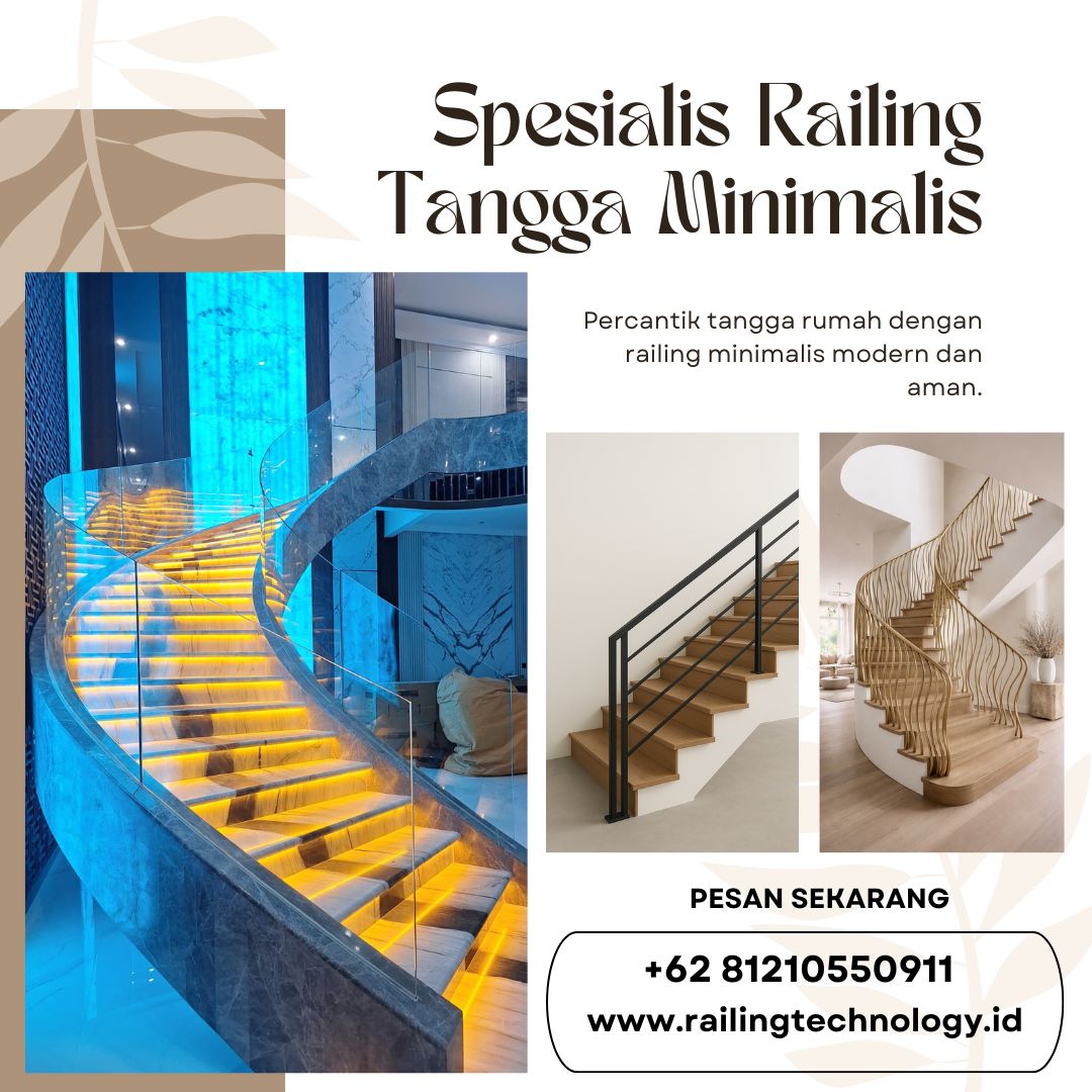 Spesialis Railing Tangga Minimalis Jakarta Barat