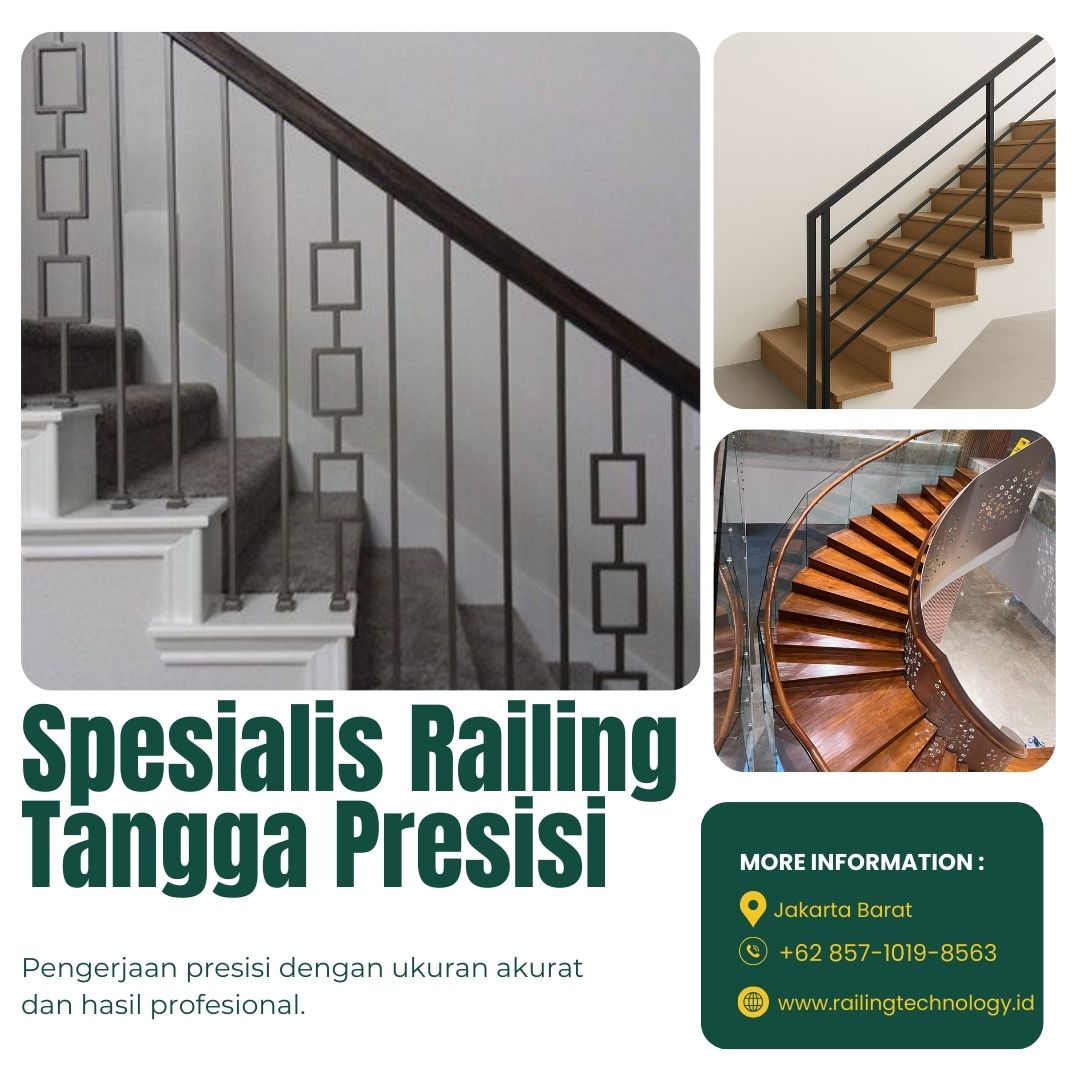 Spesialis Railing Tangga Presisi Cengkareng JakBar