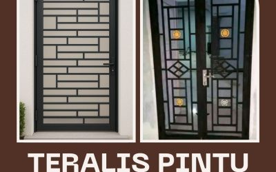 Teralis Pintu Desain Modern Kedoya JakBar