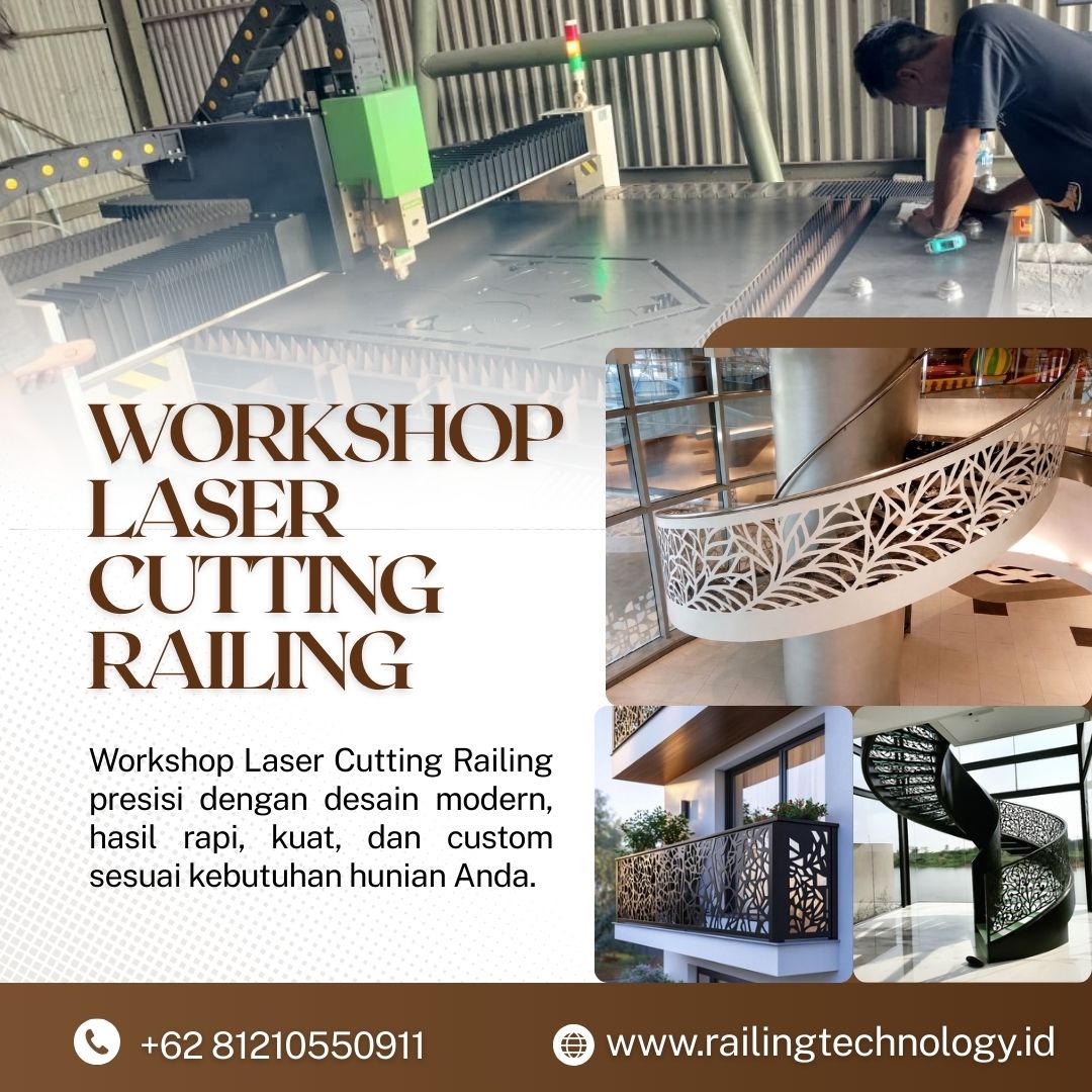 Workshop Laser Cutting Railing Jakarta Barat