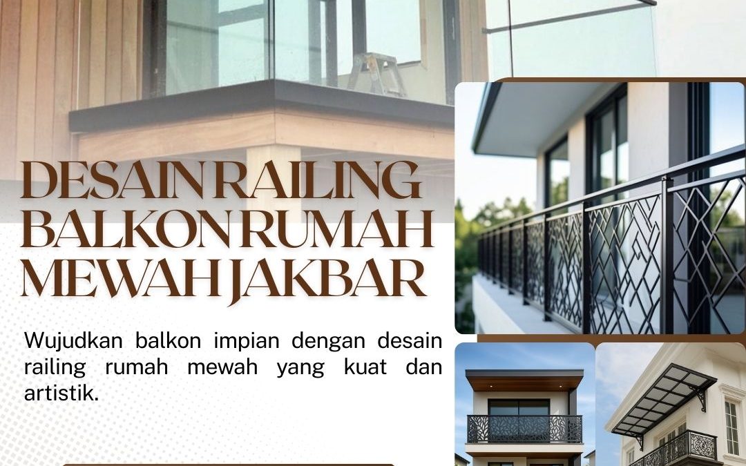 Desain Railing Balkon Rumah Mewah JakBar