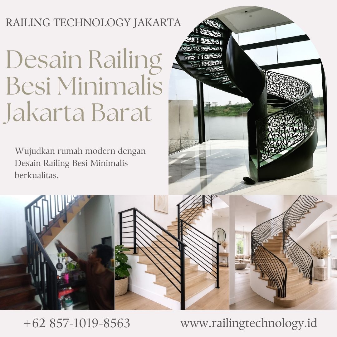 Desain Railing Besi Minimalis Jakarta Barat