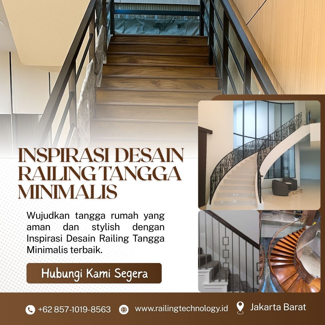 Inspirasi Desain Railing Tangga Minimalis JakBar