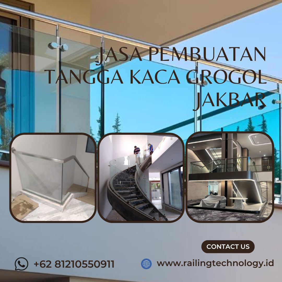 Jasa Pembuatan Tangga Kaca Grogol JakBar