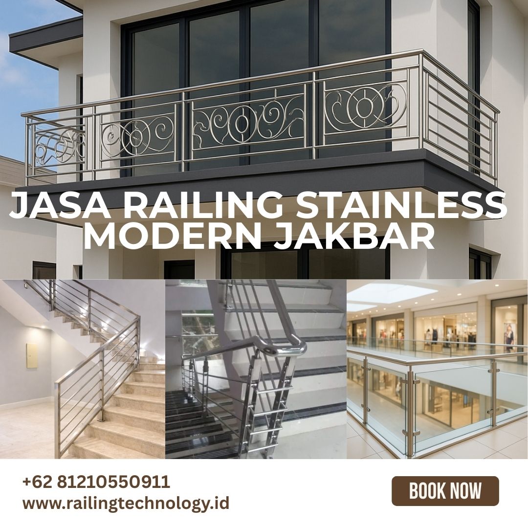 Jasa Railing Stainless Modern Jakarta Barat