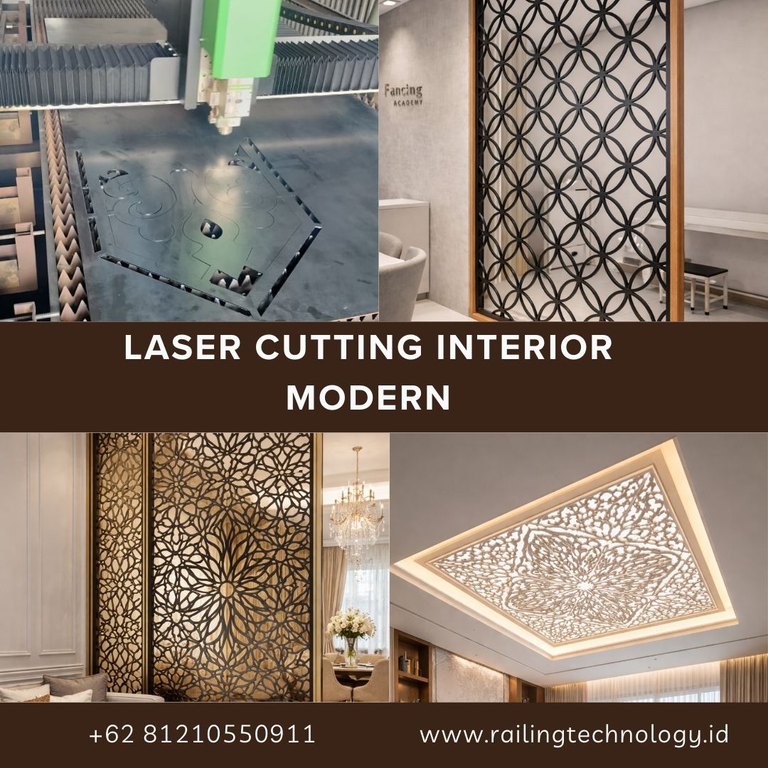 Laser Cutting Interior Modern Semanan JakBar