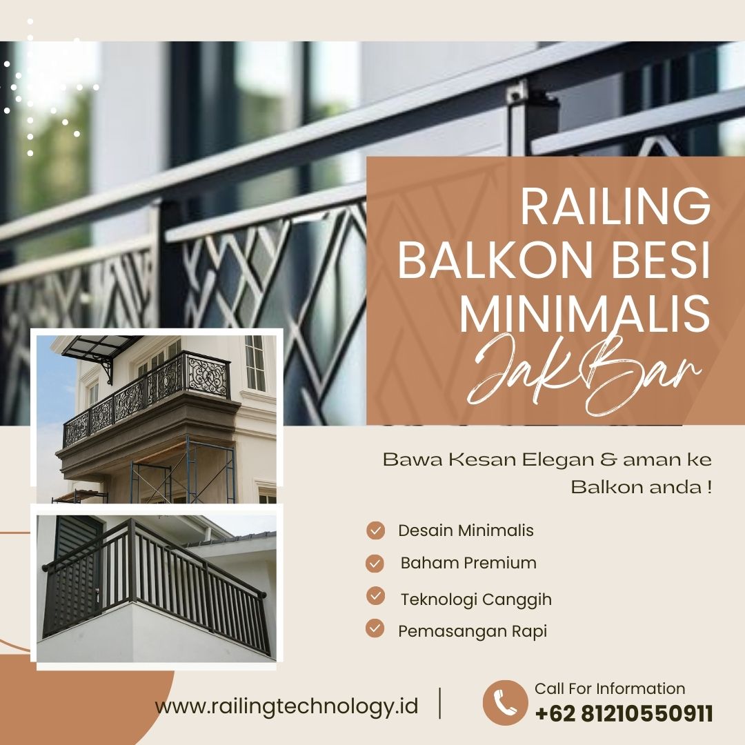 Railing Balkon Besi Minimalis Meruya JakBar