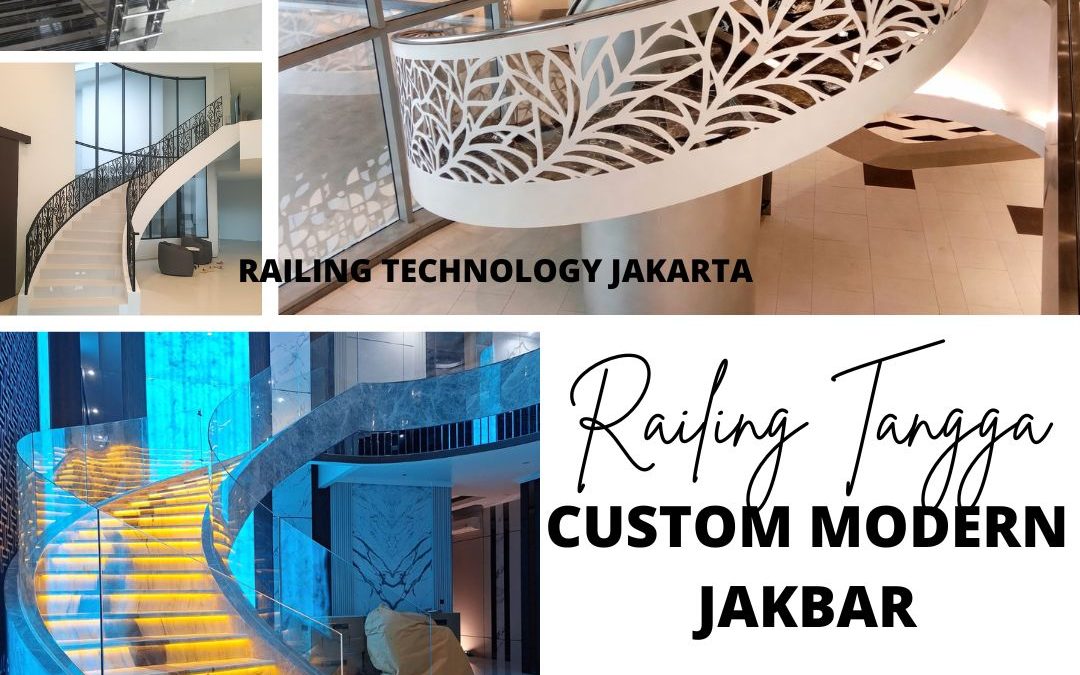 Railing Tangga Custom Modern Slipi JakBar