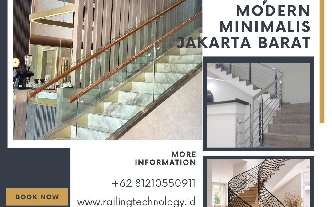 Railing Tangga Modern Minimalis Jakarta Barat
