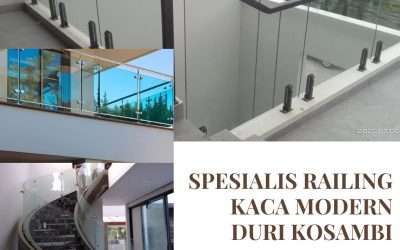 Spesialis Railing Kaca Modern Duri Kosambi