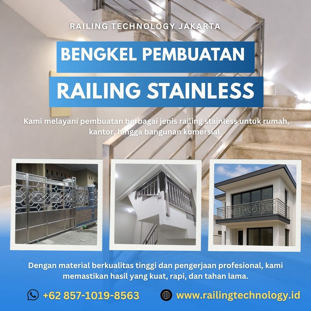 Bengkel Pembuatan Railing Stainless Meruya JakBar