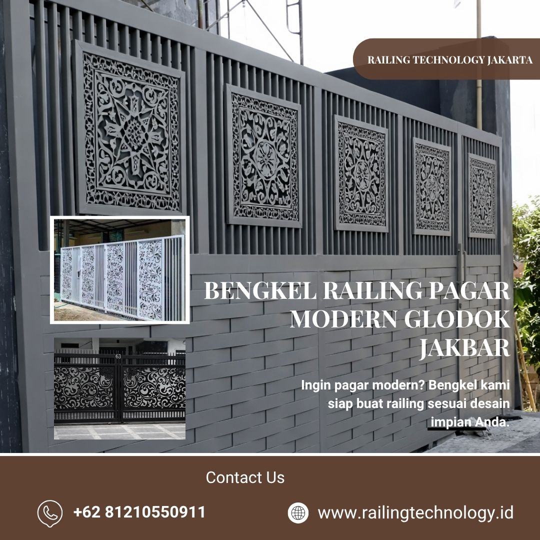 Bengkel Railing Pagar Modern Glodok JakBar