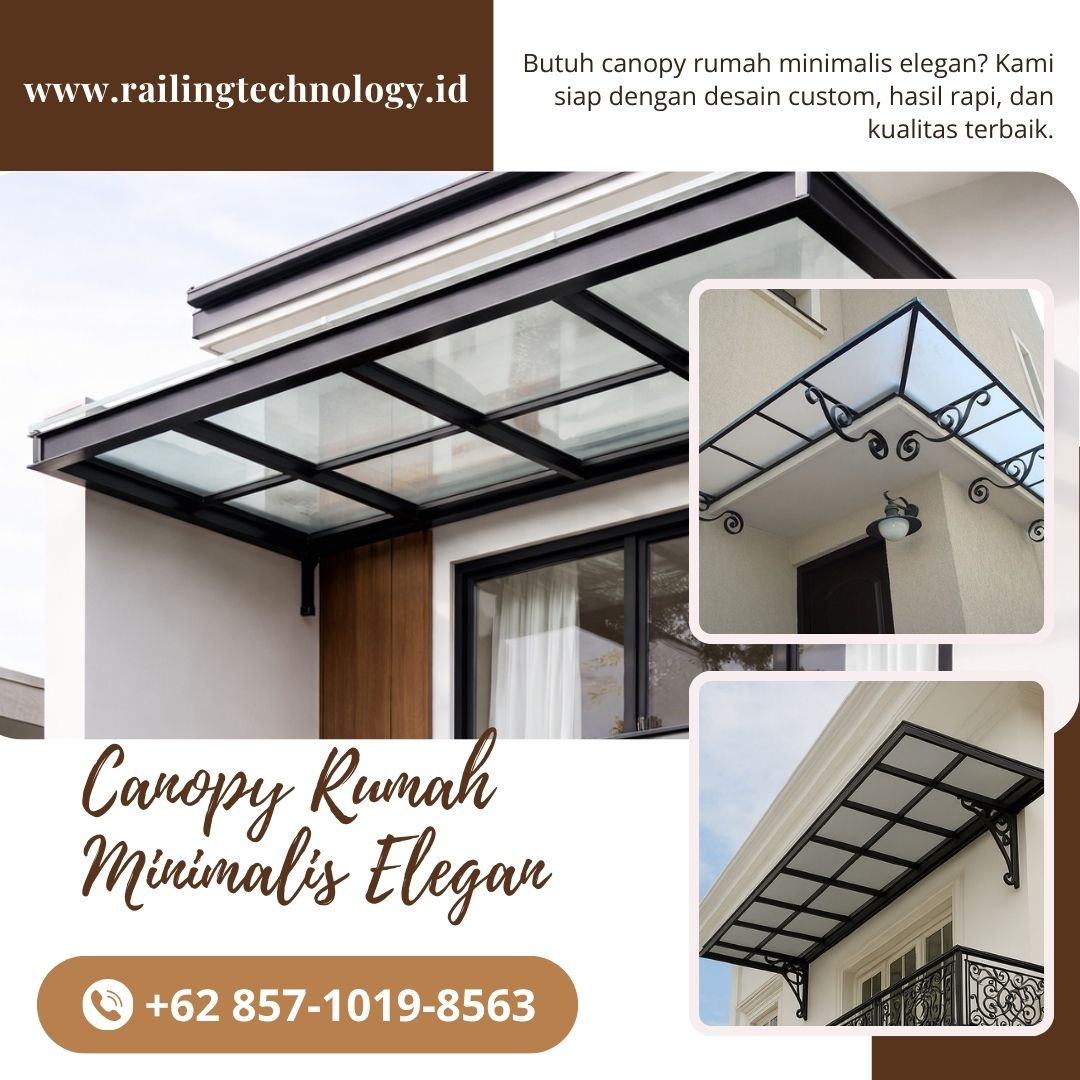 Canopy Rumah Minimalis Elegan Glodok JakBar