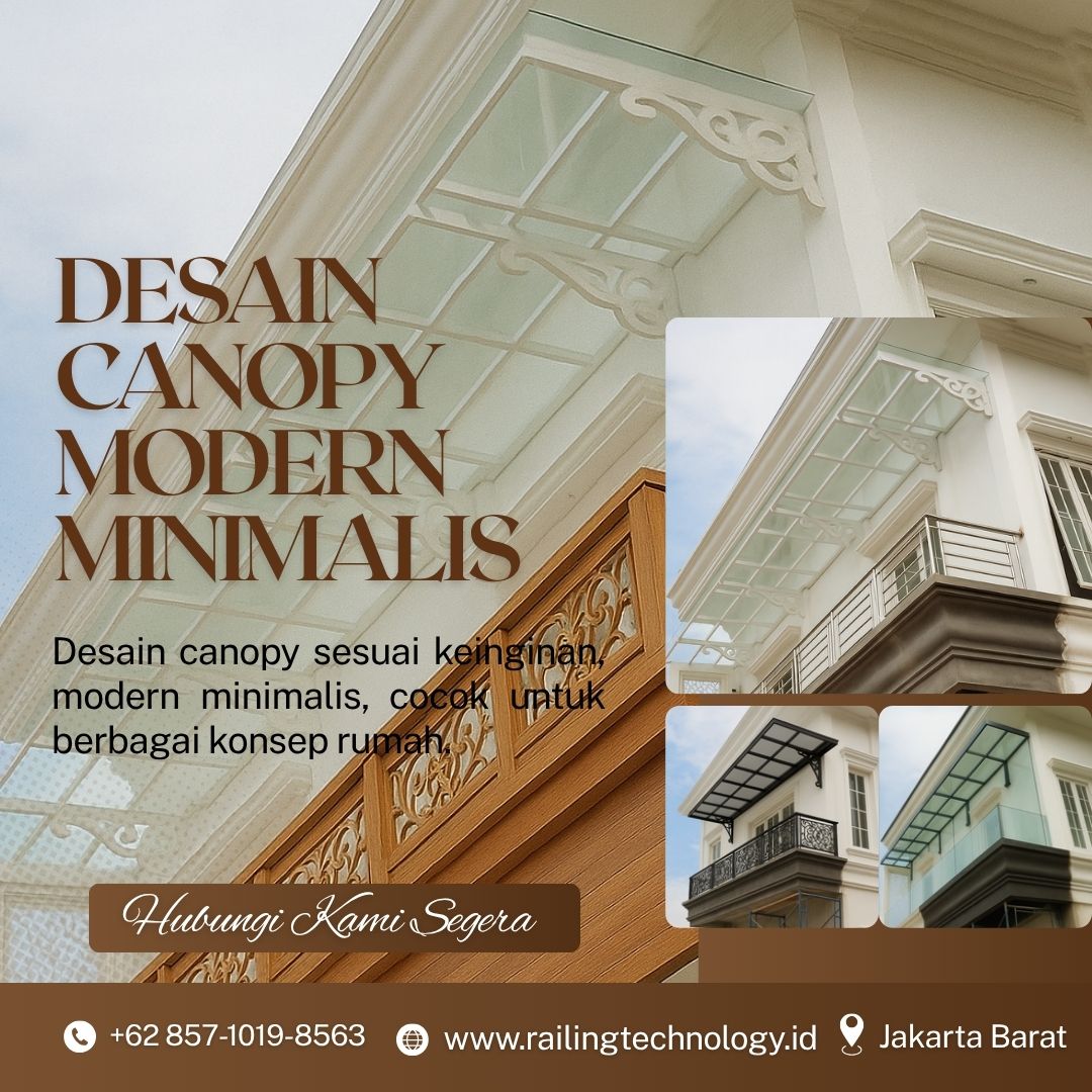 Desain Canopy Modern Minimalis Kalideres JakBar