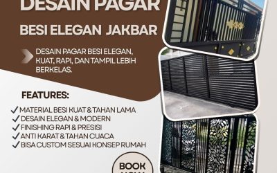 Desain Pagar Besi Elegan Kembangan JakBar