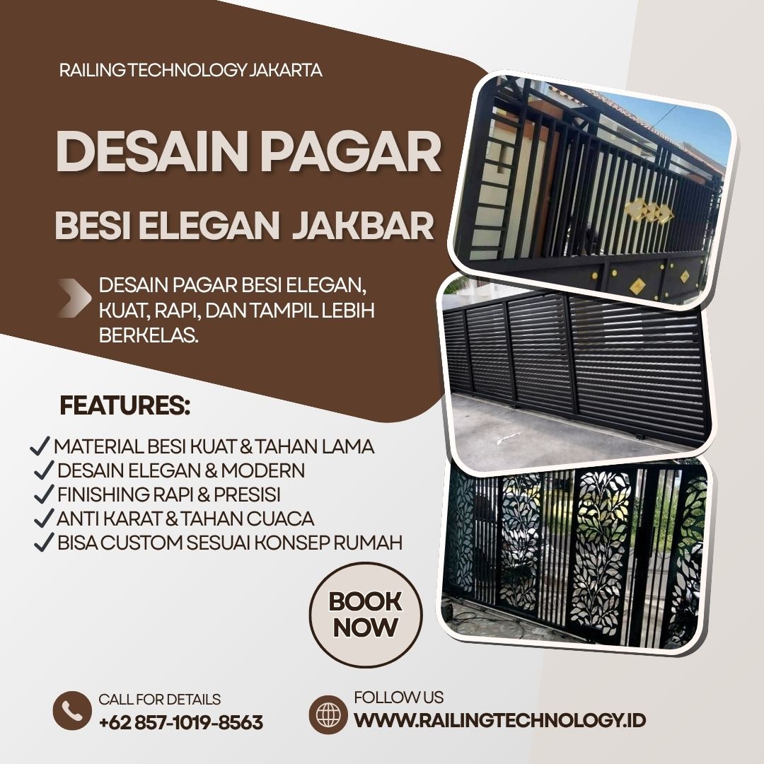 Desain Pagar Besi Elegan Kembangan JakBar