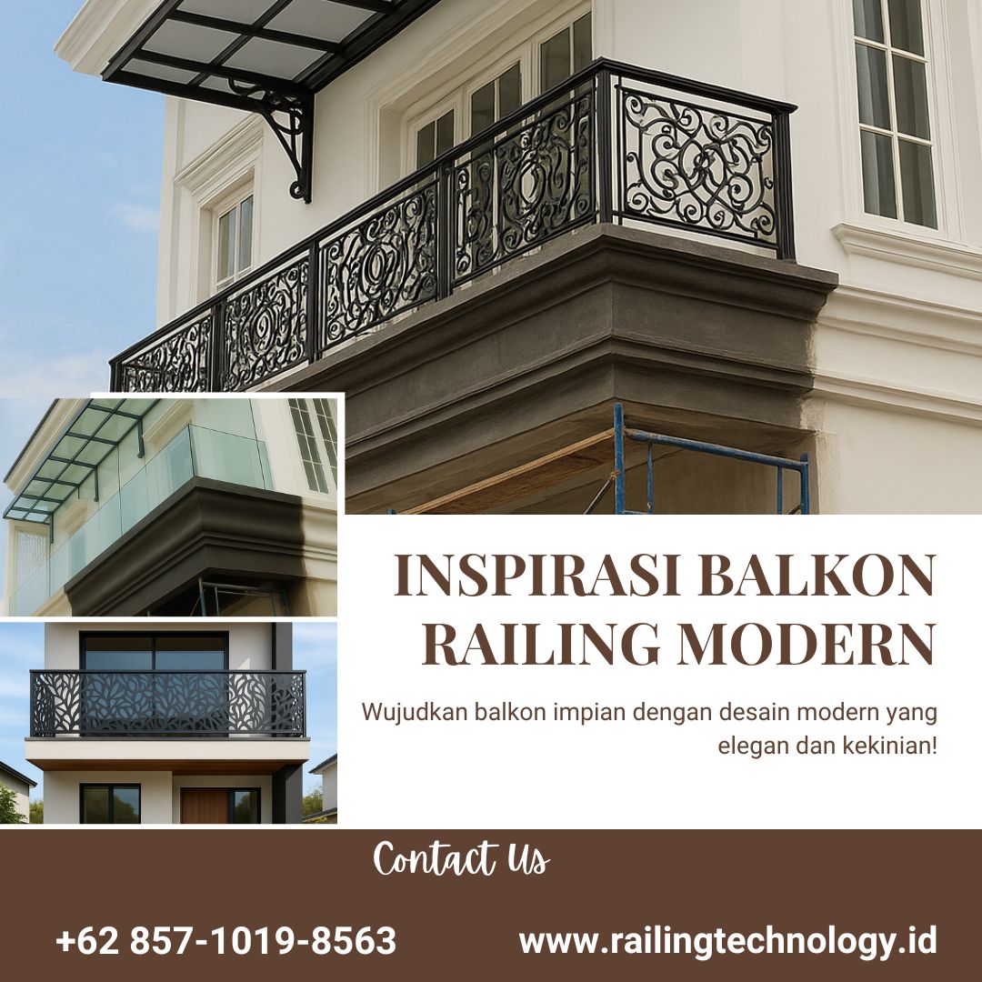 Inspirasi Balkon Railing Modern Jakarta Barat