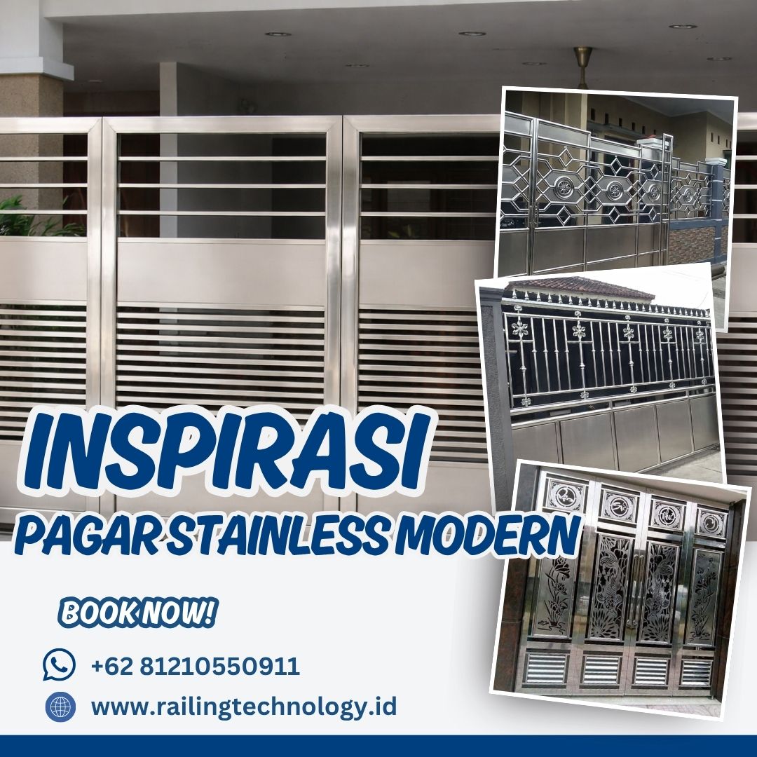 Inspirasi Pagar Stainless Modern Jelambar JakBar